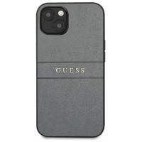 Guess GUHCP13SPSASBGR iPhone 13 mini 5.4" grey/grey Saffiano Strap