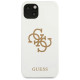 Guess GUHCP13SLS4GGWH iPhone 13 mini 5.4" white/white hard case Silicone 4G Logo