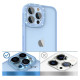 Kingxbar Sparkle Series case iPhone 13 Pro Max with crystals back cover blue