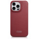 Icarer CE Premium Leather Folio Case iPhone 14 Pro Magnetic Flip Leather Folio Case MagSafe Red (WMI14220714-RD)