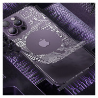 Kingxbar PQY Geek Series magnetic case for iPhone 14 MagSafe gold