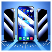 Joyroom Knight 2.5D Privacy TG Tempered Glass for iPhone 14 Plus with Anti-Spy Filter Full Screen with Frame Transparent (JR-P03)