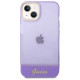 Guess GUHCP14MHGCOU iPhone 14 Plus 6.7 "violet / purple hardcase Translucent