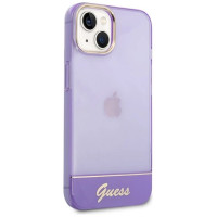 Guess GUHCP14MHGCOU iPhone 14 Plus 6.7 "violet / purple hardcase Translucent