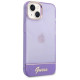 Guess GUHCP14MHGCOU iPhone 14 Plus 6.7 "violet / purple hardcase Translucent