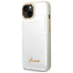 Guess GUHCP14SHGCRHS iPhone 14 6.1 "silver / silver hardcase Croco Collection