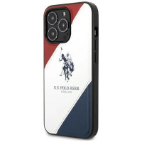 U.s. Polo Assn. US Polo USHCP14XPSO3 iPhone 14 Pro Max 6.7" white/white Tricolor Embossed