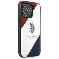 U.s. Polo Assn. US Polo USHCP14XPSO3 iPhone 14 Pro Max 6.7" white/white Tricolor Embossed