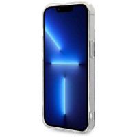 Guess Set Guess GUBPP14SH4EACSB Case+ Charger iPhone 14 6.1" blue/blue hard case 4G Print MagSafe