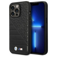 BMW Bi Pattern Case for iPhone 14 Pro Max 6.7" - Black