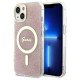 Guess GUHMP14MH4STP iPhone 14 Plus 6.7" pink/pink hardcase 4G MagSafe