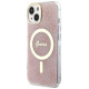Guess GUHMP14MH4STP iPhone 14 Plus 6.7" pink/pink hardcase 4G MagSafe