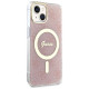 Guess GUHMP14MH4STP iPhone 14 Plus 6.7" pink/pink hardcase 4G MagSafe