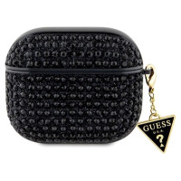 Guess GUA3HDGTPK AirPods 3 cover black/black Rhinestone Triangle Charm