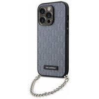 Karl Lagerfeld KLHCP14XSACKLHPG iPhone 14 Pro Max 6.7" silver/silver hardcase Saffiano Monogram Chain