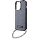 Karl Lagerfeld KLHCP14XSACKLHPG iPhone 14 Pro Max 6.7" silver/silver hardcase Saffiano Monogram Chain