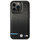 BMW Case BMW BMHCP13L22NBCK iPhone 13 Pro / 13 6.1" black/black hardcase Leather Carbon