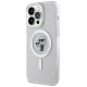 Karl Lagerfeld KLHMP14XHGKCNOT case for iPhone 14 Pro Max 6.7" - transparent hardcase Karl&Choupette Glitter MagSafe