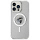 Karl Lagerfeld KLHMP14XHGKCNOT case for iPhone 14 Pro Max 6.7" - transparent hardcase Karl&Choupette Glitter MagSafe