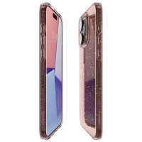 Spigen Liquid Crystal Glitter iPhone 15 Pro Max Case - Pink/Clear