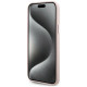 Karl Lagerfeld Silicone Choupette Metal Pin Case for iPhone 15 Plus / 14 Plus - Pink