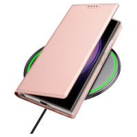Dux Ducis Skin Pro case for Samsung S24 Ultra with flap - pink