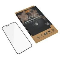 Panzerglass E2E Microfracture Antibacterial Glass with Swarovsky Crystal Camera Cover for iPhone 13/13 Pro - With Black Frame