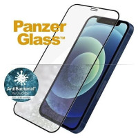 Panzerglass E2E Super+ Microfracture antibacterial tempered glass for iPhone 12 mini - with black frame