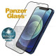 Panzerglass E2E Super+ Microfracture antibacterial tempered glass for iPhone 12 mini - with black frame