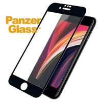 Panzerglass E2E Super+ tempered glass for iPhone 6 / 6s / 7 / 8 / SE 2020 / SE 2022 - with black frame