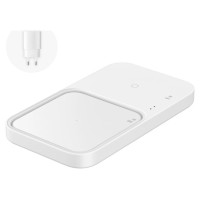 Samsung Wireless Charger Duo EP-P5400TWEGEU inductive charger 15W - white + mains charger + cable