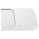 Samsung Wireless Charger Duo EP-P5400TWEGEU inductive charger 15W - white + mains charger + cable