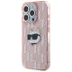 Karl Lagerfeld IML Choupette Head & Monogram case for iPhone 15 Pro - pink