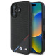 BMW M Perforated Tricolor Line MagSafe Case for iPhone 16 Plus - Black