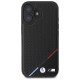 BMW M Perforated Tricolor Line MagSafe Case for iPhone 16 Plus - Black