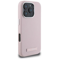 Karl Lagerfeld FW Metal Plate MagSafe iPhone 16 Pro Max Case - Pink