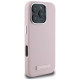 Karl Lagerfeld FW Metal Plate MagSafe iPhone 16 Pro Max Case - Pink