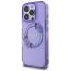 Guess IML Flowers Wreath MagSafe iPhone 16 Pro Max Case - Purple