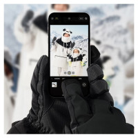 Qunature Finger Style Ski Gloves Size L - Black