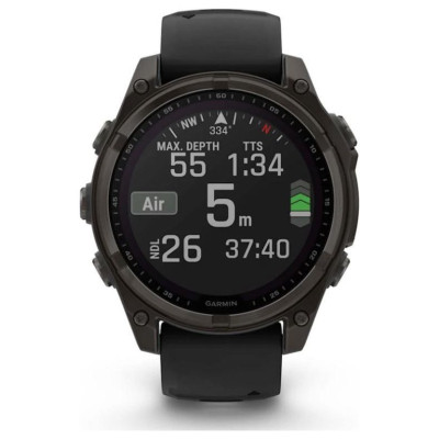 Garmin SMARTWATCH FENIX 8 SAPP. SOLAR/BLACK/GRAY 010-02906-11 GARMIN