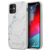 Guess Marble Case for iPhone 12 mini 5.4" - White