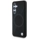 BMW Leather Half Textured MagSafe Case for Samsung Galaxy S25 - Black
