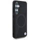 BMW Leather Half Textured MagSafe Case for Samsung Galaxy S25 - Black