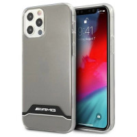 Mercedes AMG Electroplate Black&White Case for iPhone 12 / 12 Pro - Transparent