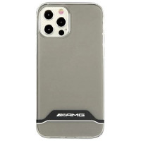 Mercedes AMG Electroplate Black&White Case for iPhone 12 / 12 Pro - Transparent