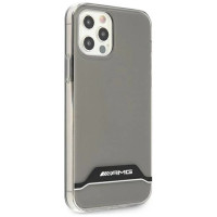 Mercedes AMG Electroplate Black&White Case for iPhone 12 / 12 Pro - Transparent
