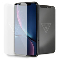 Guess Invisible Logo Tempered Glass for iPhone Xr