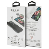 Guess Invisible Logo Tempered Glass for iPhone Xr