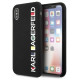 Karl Lagerfeld Glossy Bauhaus iPhone X/XS Case - Black