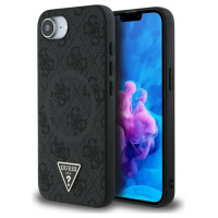 Guess 4G Ring Triangle Logo MagSafe case for iPhone 16e - black